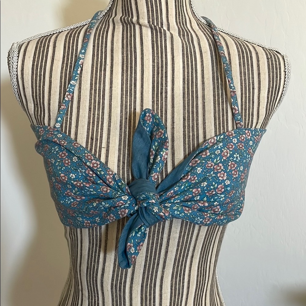 K.S. Garner Front Tie Top